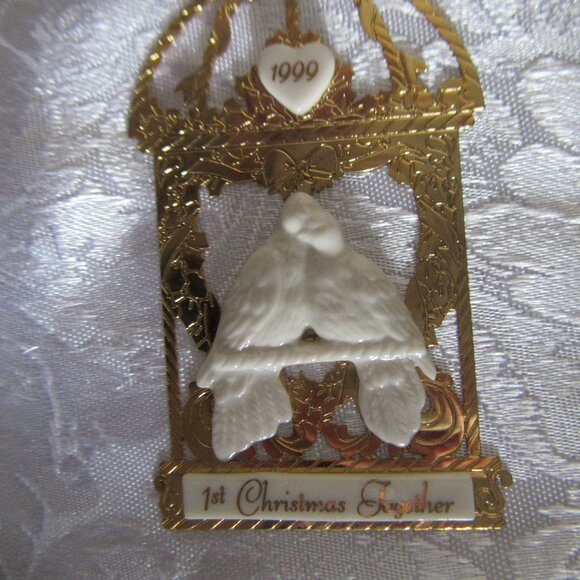 First Christmas Together 1999 Love Birds - Picture 5 of 5